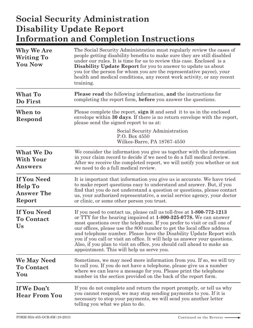 Ssa 455 Ocr Sm Fill Out Printable PDF Forms Online