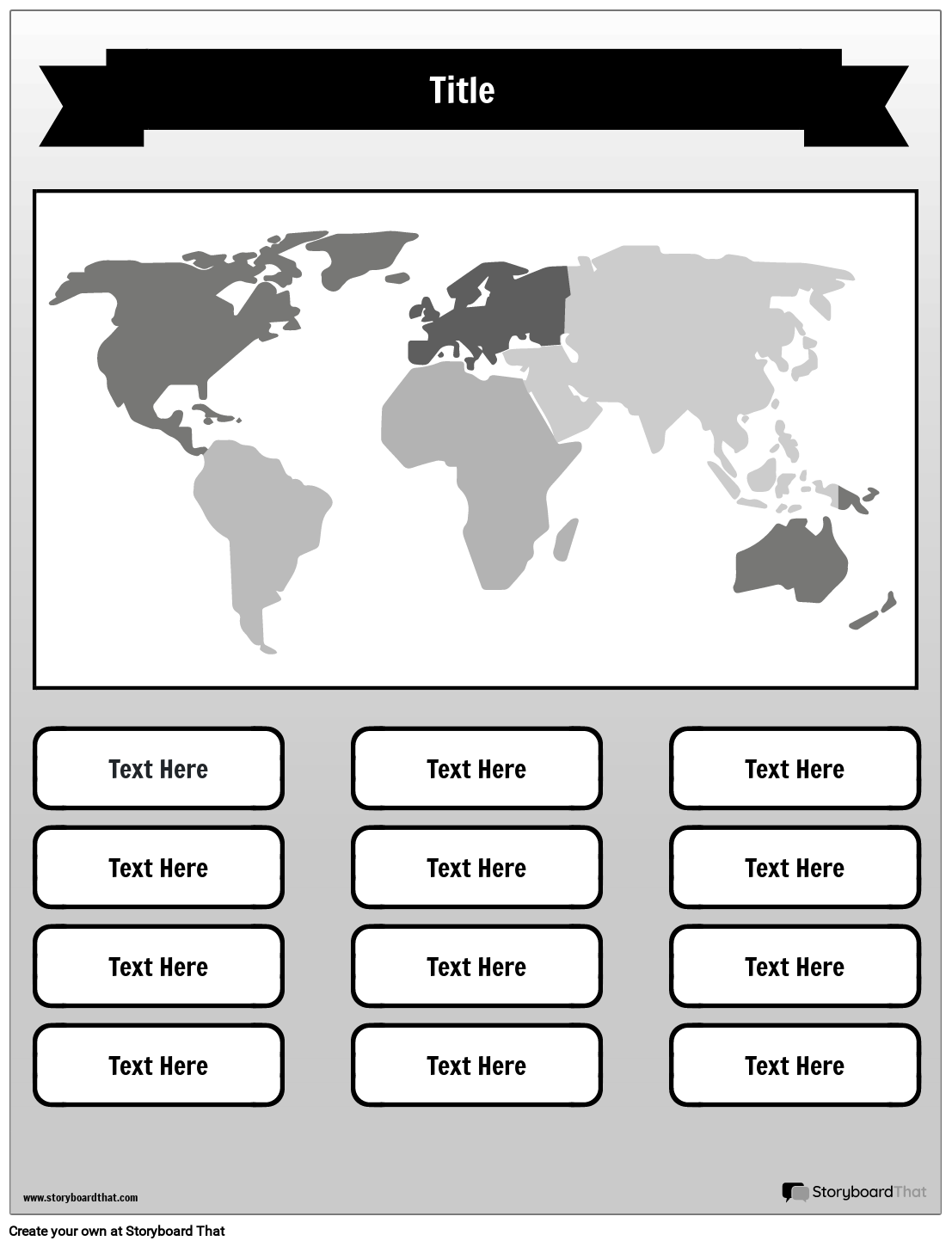 Continents Printable Worksheets