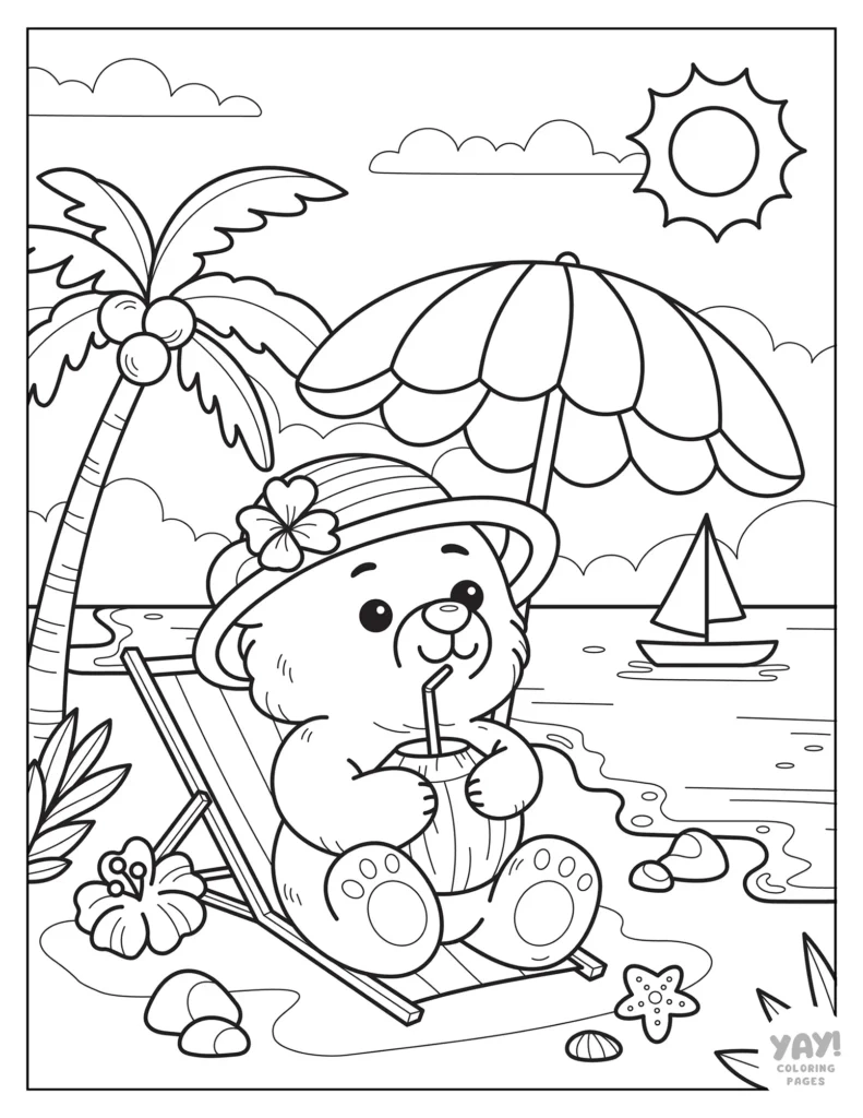 Summer Foods Coloring Pages Free Printables 