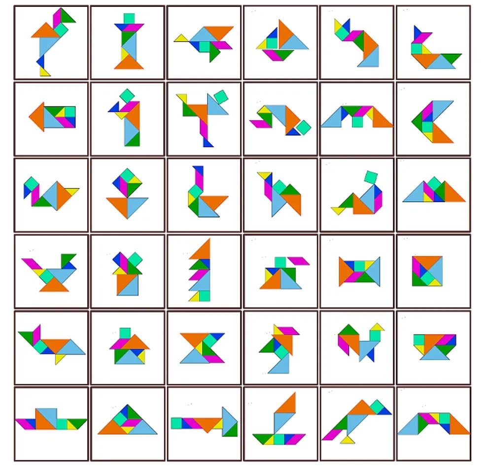 Tangram Puzzle By 3Dprintedgr Download Free STL Model 
