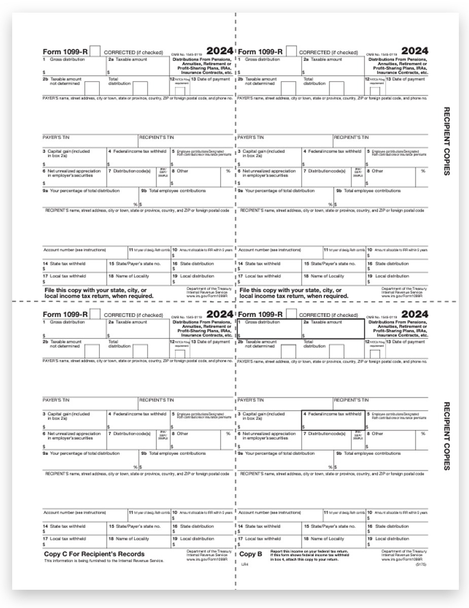 Tax Forms 2024 1099-R