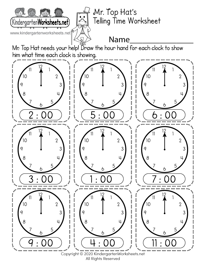 Telling Time Worksheet Free Printable Digital amp PDF