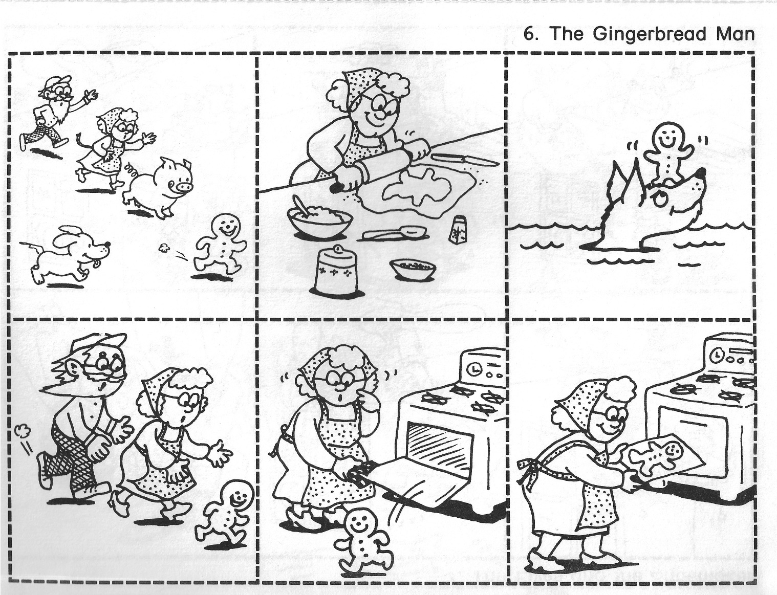 Gingerbread Man Book Printable