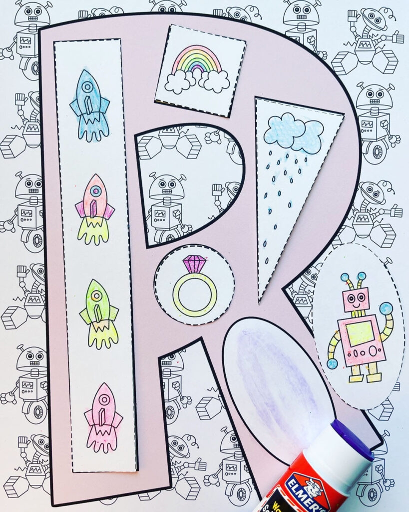 Letter R Craft Printable