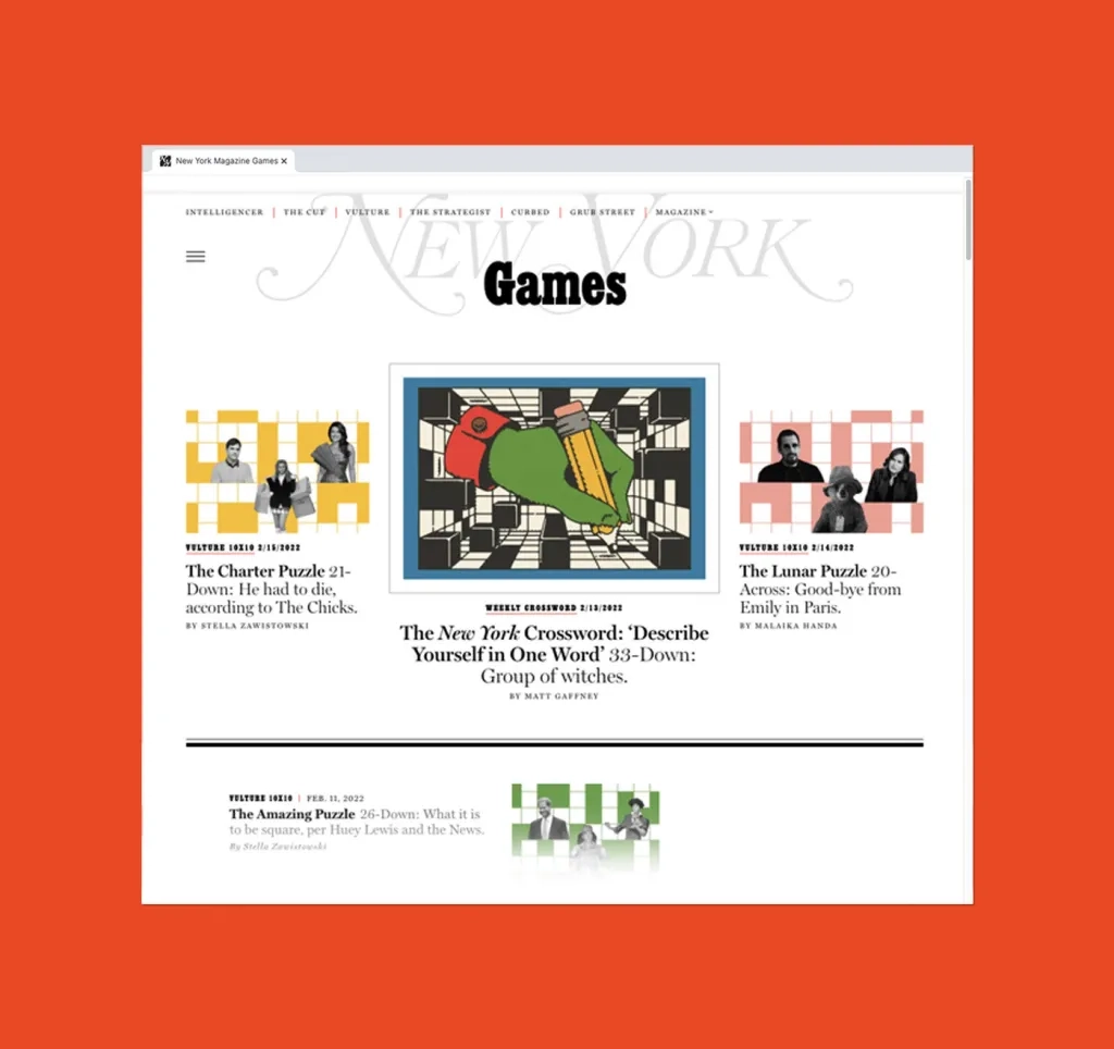 The New York Magazine Crossword Gets A Bright Nostalgic New 
