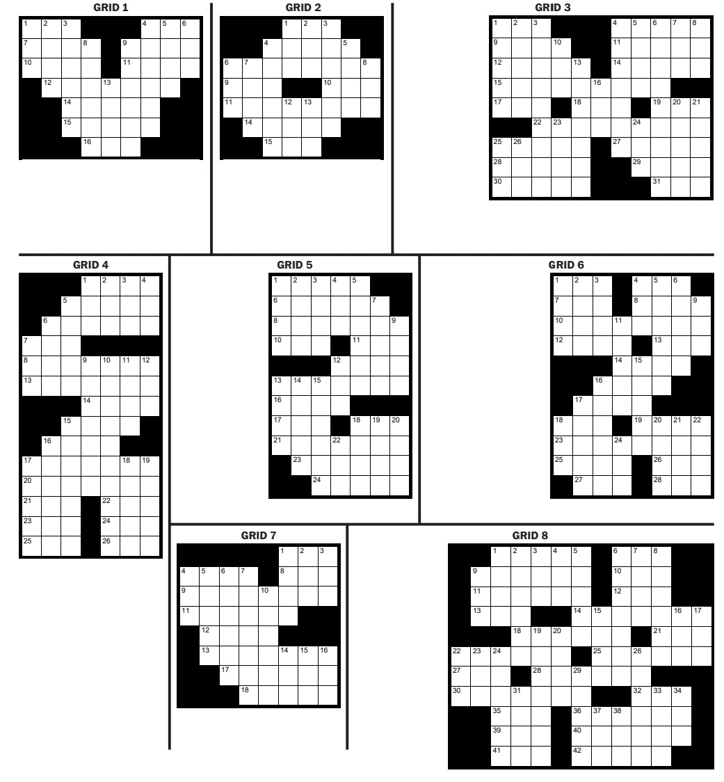 Free Printable Crossword Puzzles Washington