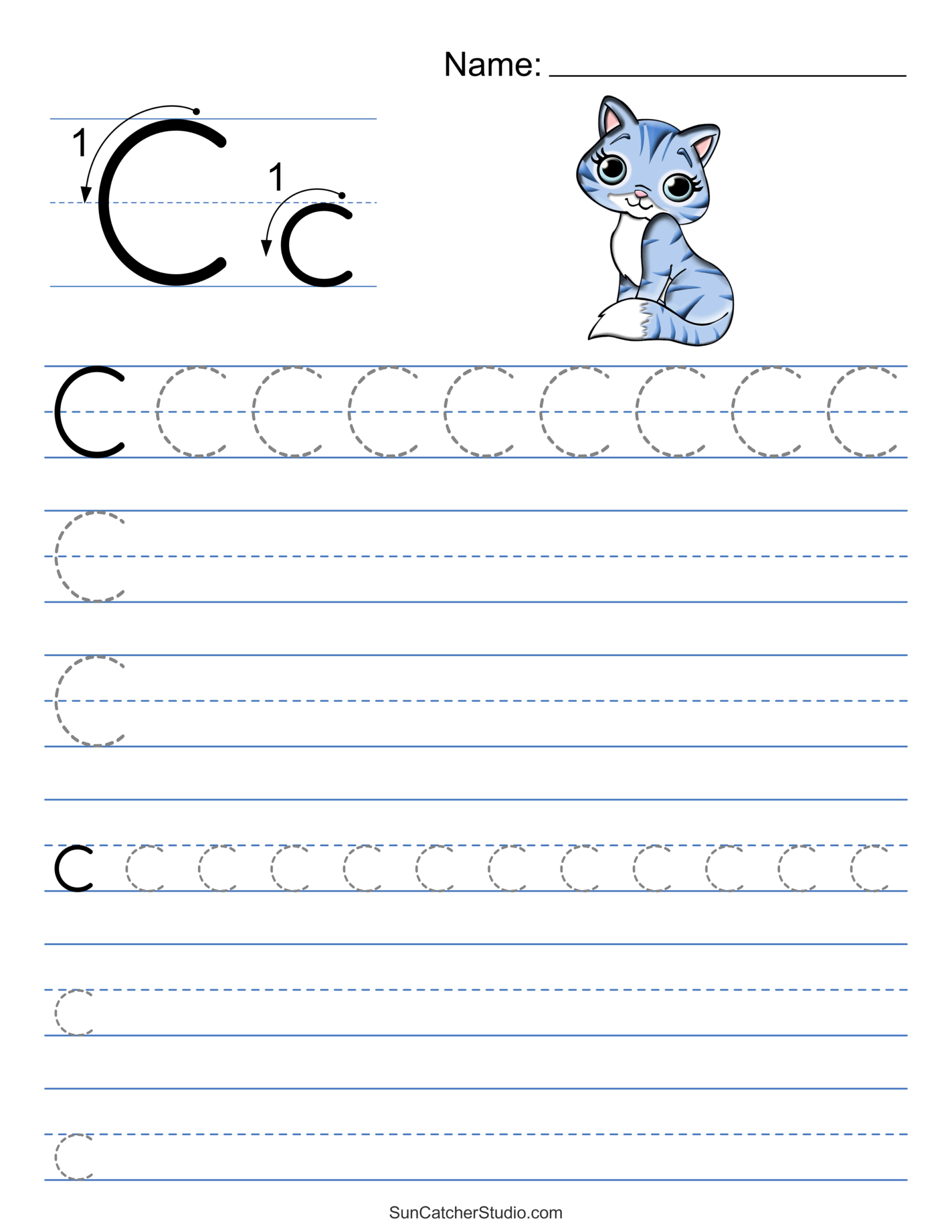 Free Printable Alphabet Letter Worksheets