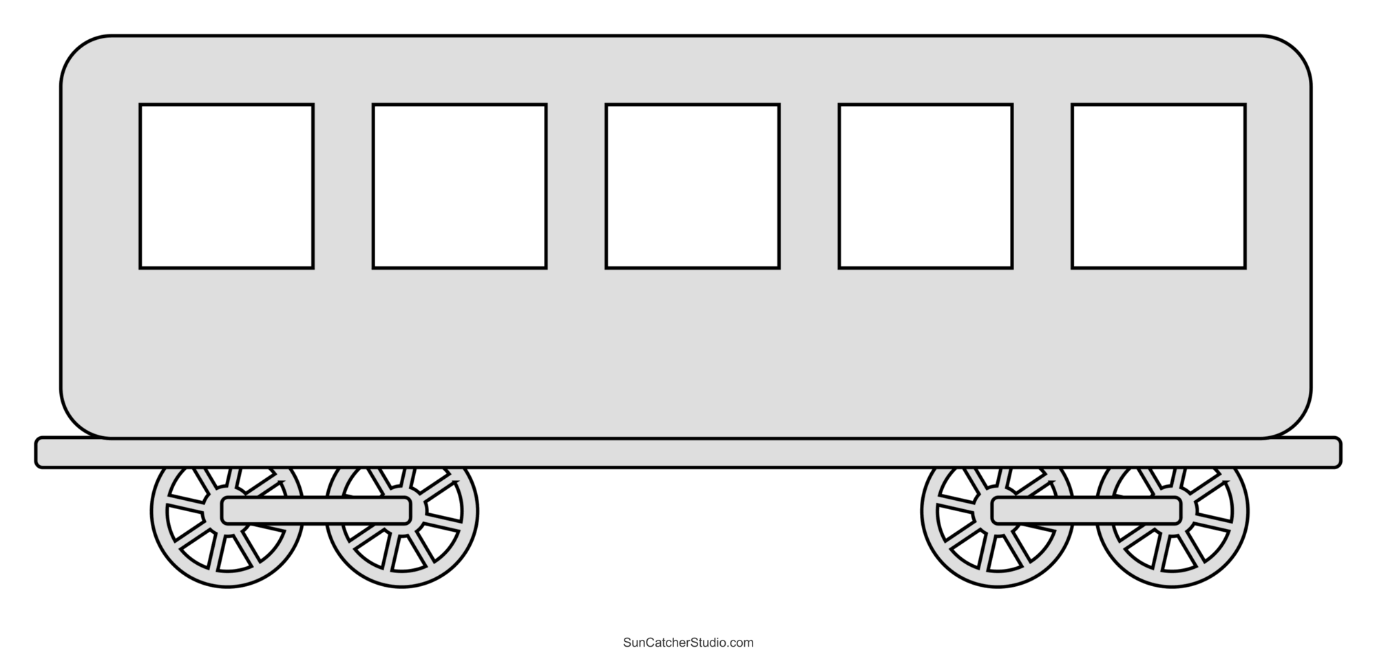 Train Template Printable