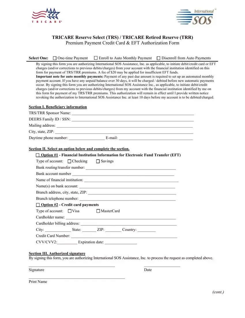 Trs Forms Printable