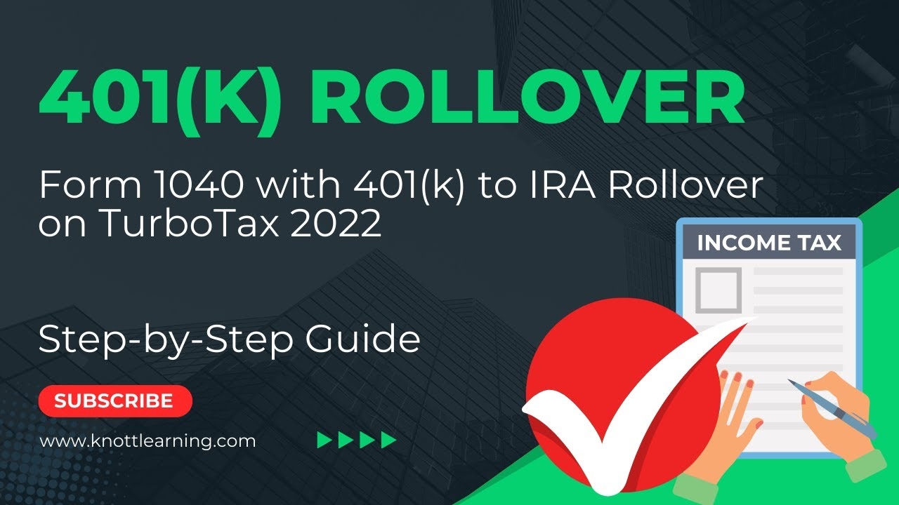 Reporting Ira Rollovers On Form 1040