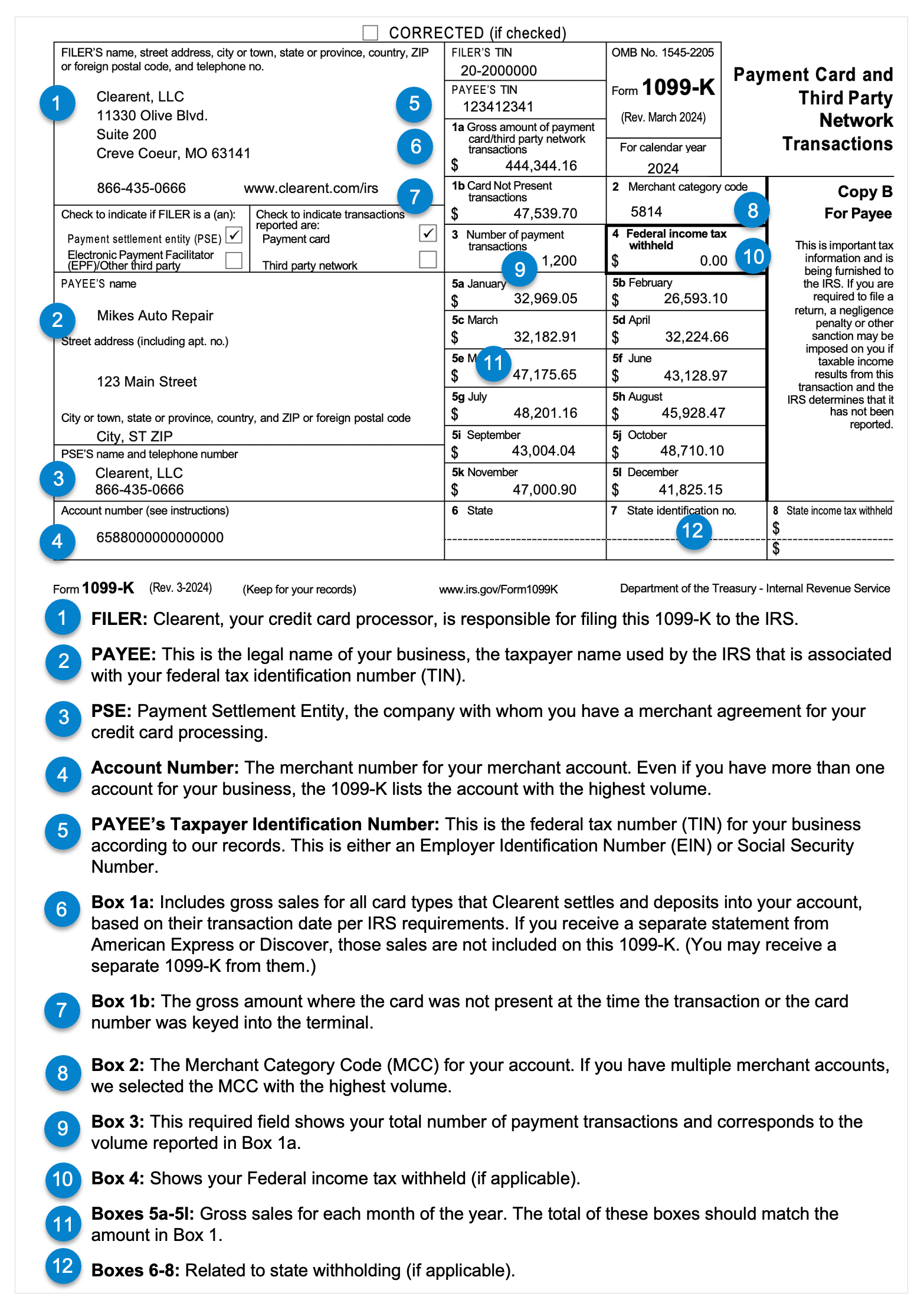 Understanding Your Form 1099 K Xplor Pay
