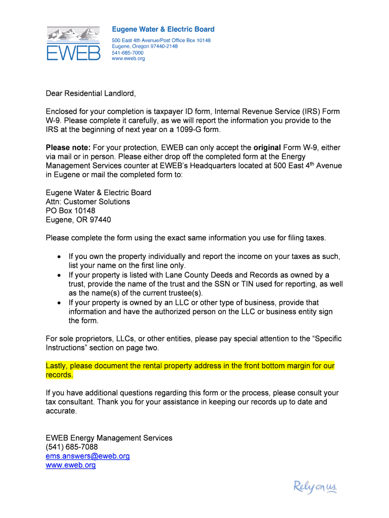 W9 Form Reply Letter Fill Online Printable Fillable Blank 