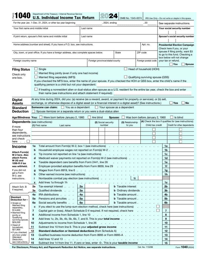 W9 Form Canada