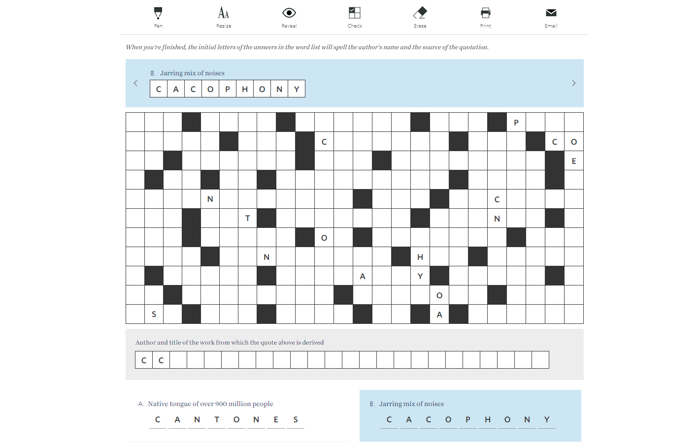 Free Printable Wsj Crossword Puzzles