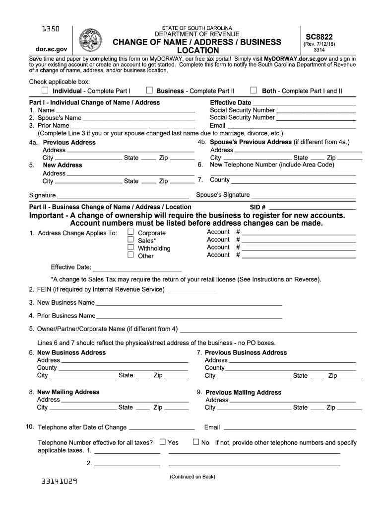 What Is Form 8822 Fill Out amp Sign Online DocHub