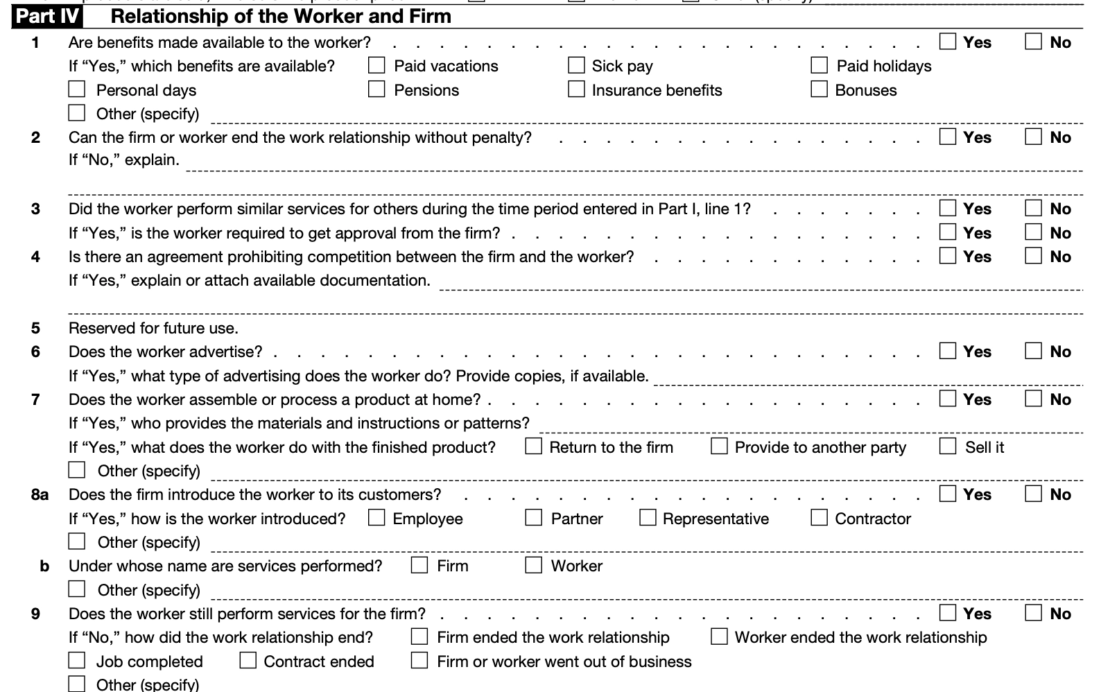 Irs Form Ss-8 Printable
