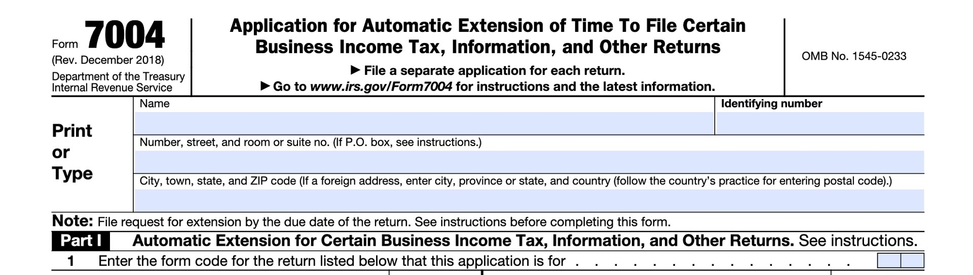 How To File Form 7004 Electronically With Irs