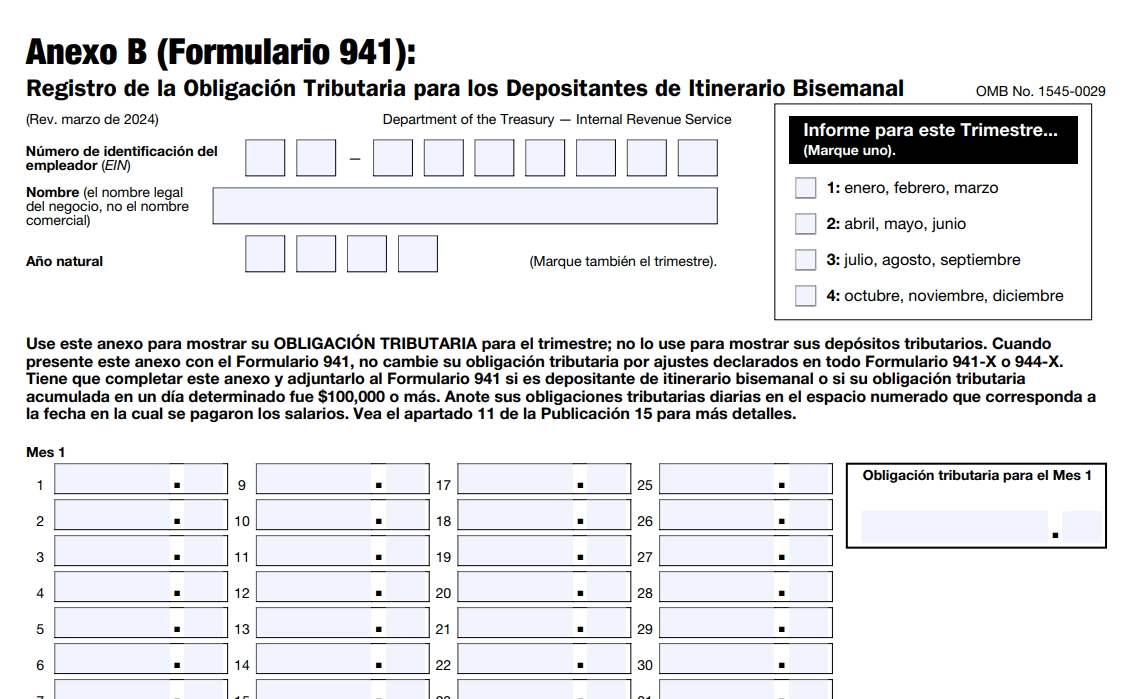Irs Form 941 Schedule B 2022 Pdf