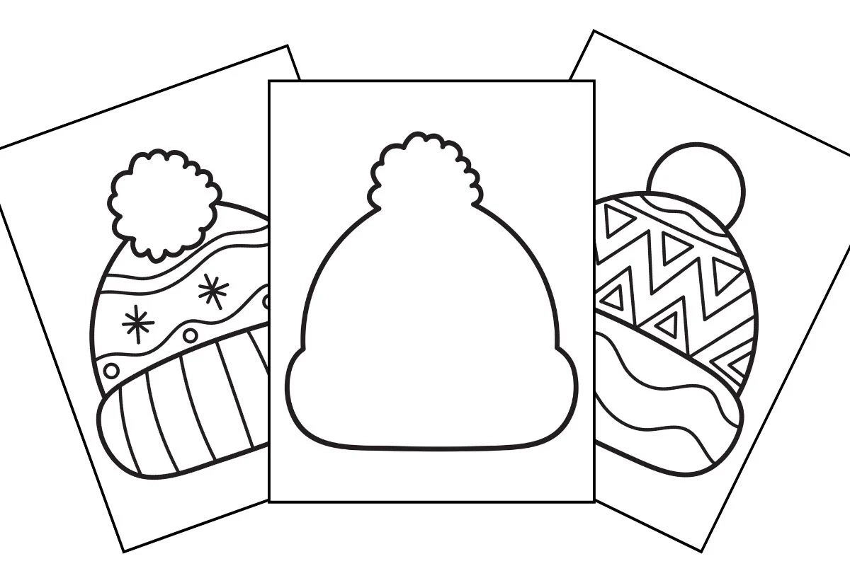 Winter Hat Template Free Printables The Best Ideas For Kids