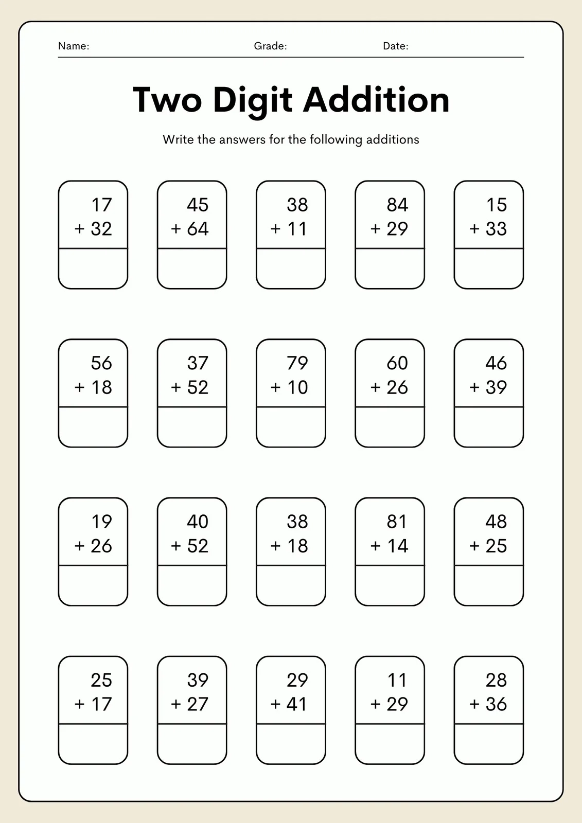 School Worksheets For 2nd Graders Printable