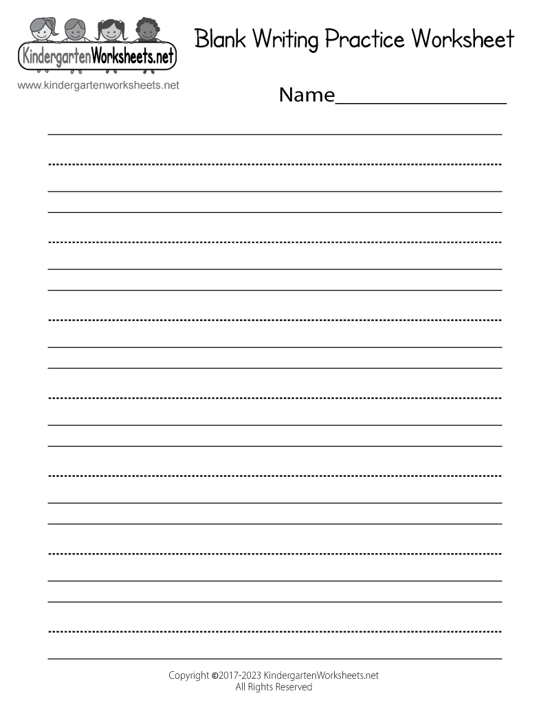 Printable Writing Worksheets Free