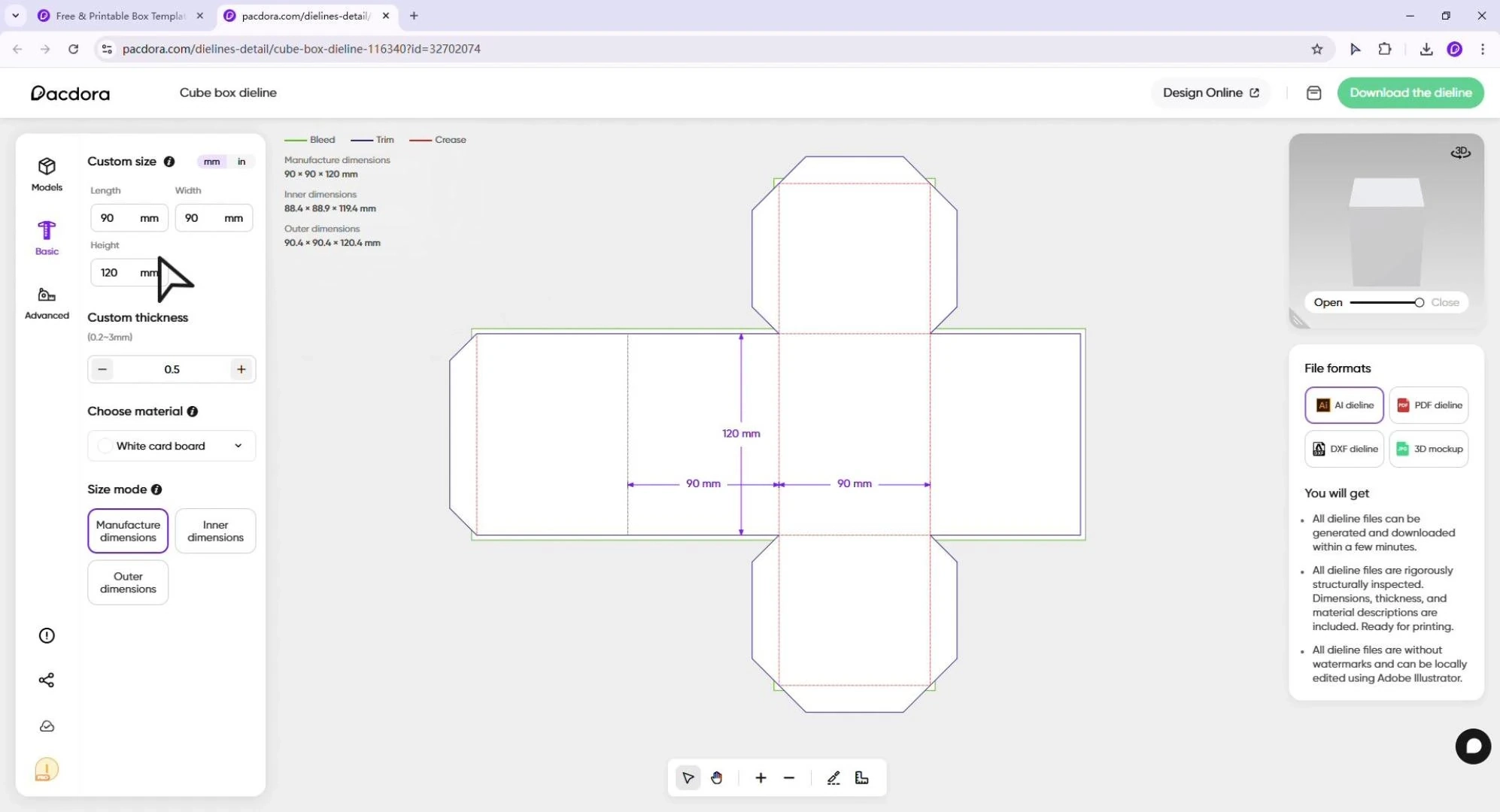 free printable cube templates for papercraft amp diy gifts