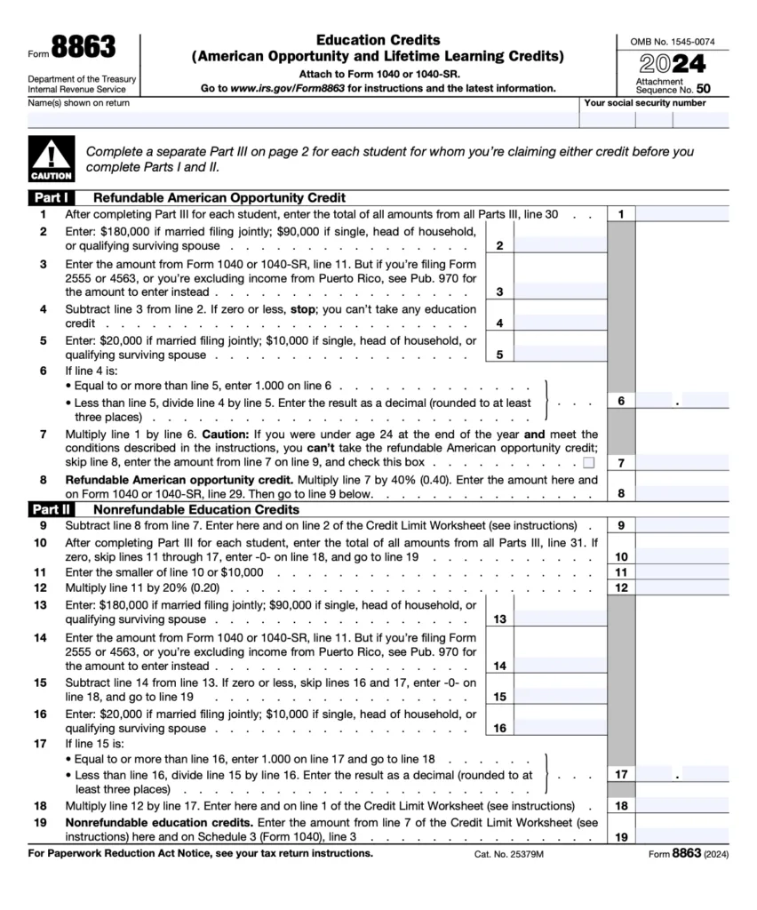 How To File Form 8863 Step by Step Guide