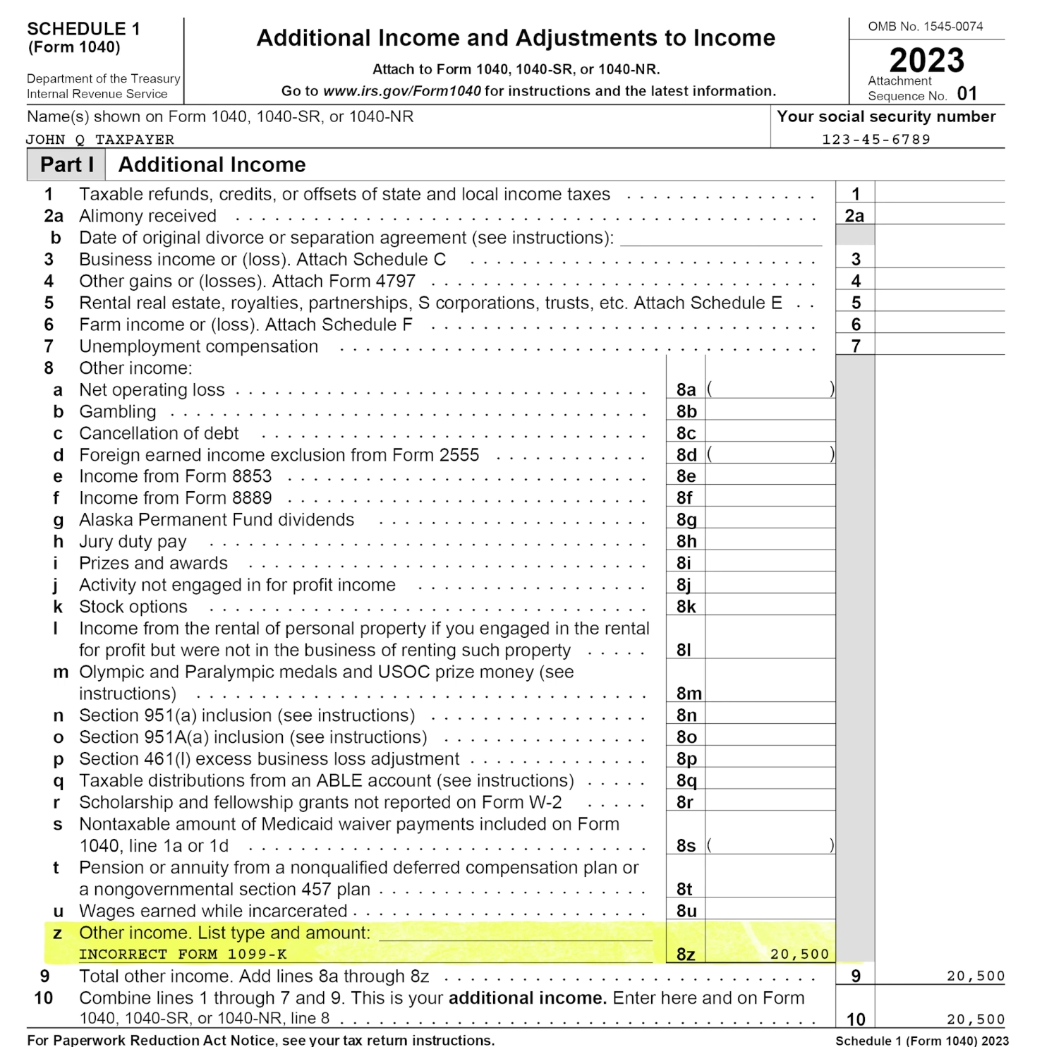 Form 1099 K Instructions 2023
