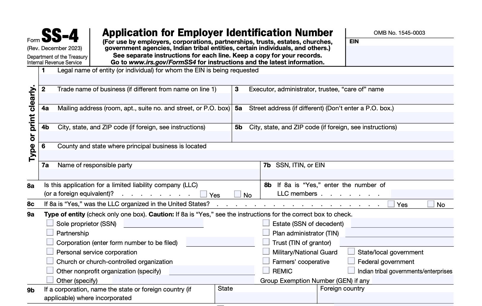 Understanding IRS Form SS 4 A Guide To Obtaining An Employer 
